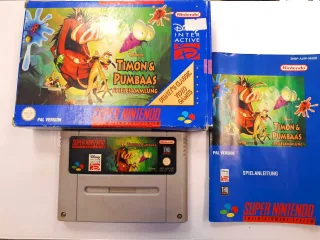 Disneys Timon & Pumbaas Spielesammlung [für Super Nintendo NES]