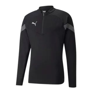 Puma - "TeamFinal" Trainingsjacke für Herren, mit kurzem Reißverschluss, Training (Schwarz bedruckt)