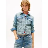 Tommy Jeans Outdoorjacke CLASSIC TRUCKER EXT BJ8012 mit dezentem Logo