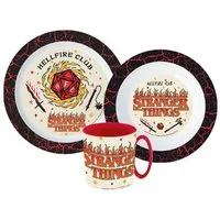 Stranger things Kindergeschirr-Set Stranger Things Upside Down Geschirrset 350ml