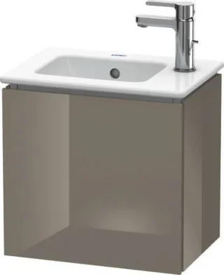Duravit L-Cube Waschtischunterbau wandhängend Flanell Grau Hochglanz 420x294x400 mm - LC6272L8989 LC6272L8989