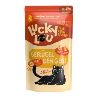 Lucky Lou Nassfutter Katze Adult Geflügel 32x125 g