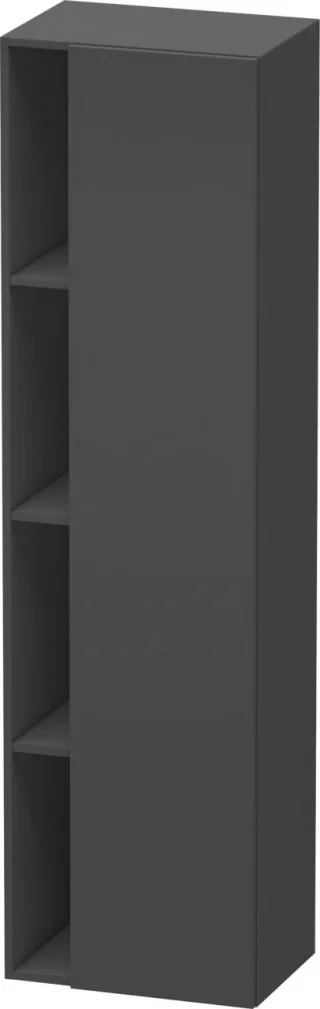 Duravit DuraStyle Hochschrank Graphit Matt 500x360x1800 mm - DS1249R4949 DS1249R4949