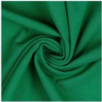 maDDma Stoff 0,5m Bio Jersey Meterware Jerseystoff Baumwolle Farbwahl, 032 - grün