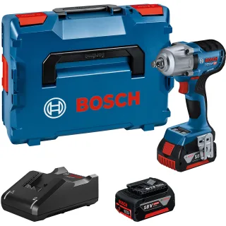 Bosch Akku-Drehschlagschrauber GDS 18V-450 HC, 2 x Akku GBA 18V 5.0Ah, L-BOXX - 06019K4003