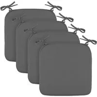 Bestlivings Stuhlkissen mit Haltebändern Canvas, 38x38cm, robust, Mischgewebe, Indoor & Outdoor
