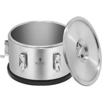 Royal Catering Thermobehälter Thermobox Warmhaltebehälter 10 L Stapelbar, Edelstahl, verschiedene Größen