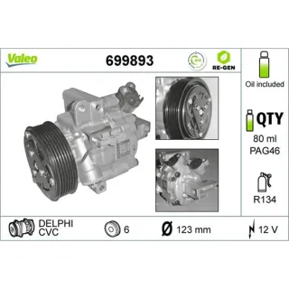 Valeo Klimakompressor Opel Corsa C