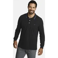 Jan Vanderstorm Langarm-Poloshirt ELLIS in hochwertiger Pikee-Qualität