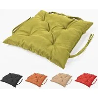 sunnypillow Bankauflage Bankauflage Stuhlkissen viele Farben und Größen zur Auswahl, 40 x 40 cm grün