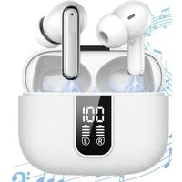 VSIUO In Ear Kopfhörer Bluetooth 5.3 Kabellos, Active Noise Cancelling(ANC) Bluetooth-Kopfhörer (ENC Lärmreduzierung,Touch Control, IPX7 Wasserdicht, Wireless Earbuds, Voice Assistant, Siri, Bluetooth, Rauschunterdrückung)