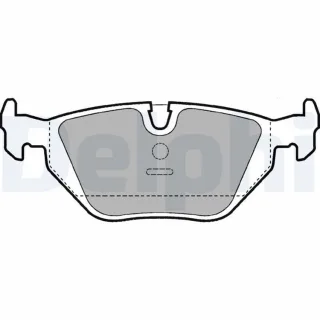 Delphi Bremsbel?ge hinten BMW 3er Z4