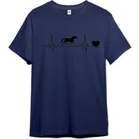 PAULGOS T-Shirt Kinder T-Shirt, Herzschlag mit Pferd