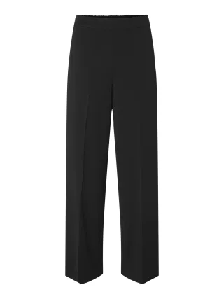 SELECTED WOMEN - SLFEMMA-TARA MW WIDE PANT NOOS black - Gr. - 40/32