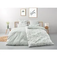 OTTO home Bettwäsche Nordby, Seersucker, 2 teilig, Bettwäsche aus Baumwolle, skandinavisches Design, ab Größe 135x200 cm