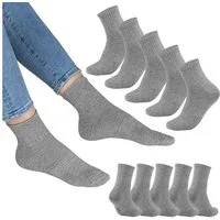 EAAKIE Sportsocken Sport-/Tennissocken Unisex Socken 5/10/20 Paar Baumwolle (10-Paar)
