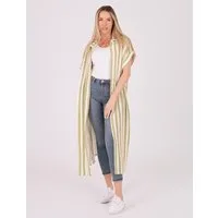YC Fashion & Style Longbluse Hemdblusenkleid in Oversized-Passform aus reiner Baumwolle mit allover Print