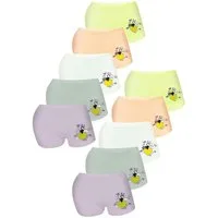 LOREZA Panty 10er Set Mädchen Pantys Boxershorts - Katzen (Spar-Packung, 10-St)