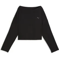 PUMA Trainingsshirt CLOUDSPUN Rib Slouch Boxy T-Shirt Damen