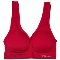 Dekker Bustier "Princess Dessous " Seamless Bustier/BH super Passform gefütterte Cup (Packung, 2 Stück) Logogschriftzug "Tina"