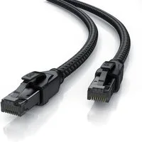 Primewire LAN-Kabel, CAT.8, RJ-45 (Ethernet) (1500 cm), Patchkabel CAT 8, Netzwerkkabel Gigabit Ethernet 40 Gbit/s S/FTP, 15m