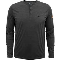FORSBERG Sweatshirt Longsleeve mit Knopfleiste