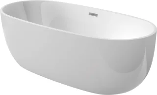 Neuesbad Serie 630 Freistehende Acryl-Badewanne, Oval, 160CM NB1DEKDU016W1