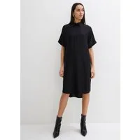 bonprix Blusenkleid Oversize-Passform, aus Viskose, mit Stehkragen