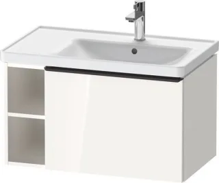 Duravit D-Neo Waschtischunterbau wandhängend Weiß Hochglanz 784x452x440 mm - DE42570BD220000 DE42570BD220000
