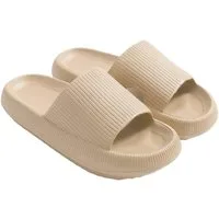 Blusmart Damen Herren Badeschuhe Badepantolette (EVA Rutschfest Pantoletten, Dicke Sohle bequeme) für Badezimmer, Schlafzimmer, Wohnzimmer, Strand, Freizeit