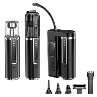 Portable Wireless 18000Pa High-Power 3-in-1 Vacuum Cleaner Air Pump with Camping Light Rechargeable Handheld Cleaner
