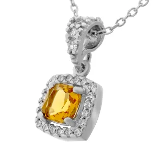 Orphelia 'Faustine' Damenkette mit Anhänger aus 925er Sterlingsilber - Silber ZH-7199/CH