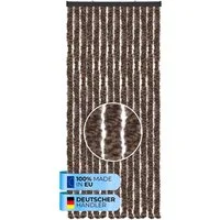 Bestlivings Insektenschutz-Vorhang Chenille viele Größen/Farben, geräuschlos, luftdurchlässig, wetterfest, langlebig, Made in EU