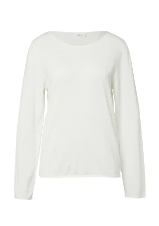 s.Oliver - Strickpullover creme - Gr. - 46