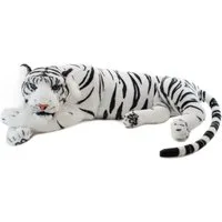 BRUBAKER Kuscheltier Liegender Tiger 60 cm lebensecht (1-St., König des Dschungels), Stofftier Plüschtier