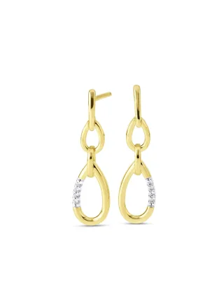 Orolino Ohrringe Gold 585 mit 8x Brillant zus. 0,03ct.