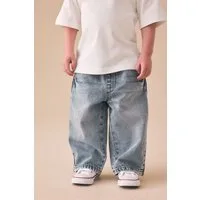 Next Schlupfjeans Bestickte Denim-Jeans aus 100 % Baumwolle (1-tlg)