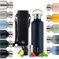 Blumtal Thermoflasche Thermosflasche 1L - doppelwandige Flasche Edelstahl 1L - BPA frei
