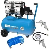Güde Kompressor Airpower 150/8/24 SILENT Set, max. 8 bar, 24 l, 24L, 8bar, 3tlg