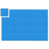 relaxdays Bodenmatte Bodenschutzmatte Fitness 24er Set