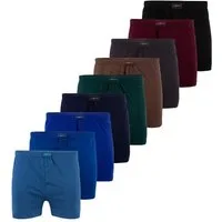 TEXEMP Boxershorts 6er Pack Herren Boxershorts Unterwäsche Baumwolle Unterhose Mehrfarbig (Packung, 6-St) Bis 6XL - 100% Baumwolle