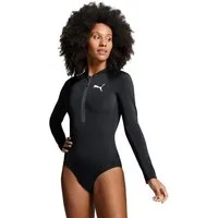 PUMA Badeanzug PUMA SWIM WOMEN LONG SLEEVE SURF SUIT mit Logodruck, Surfanzug, langärmelig