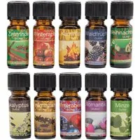 TSB Werk Luftbefeuchter 10x Duftöl Raumduft Raumöl Lampenduft Aromaöle, Raumduftöl, Lampenöl, Winter, Öl, Set