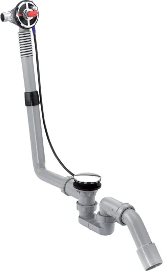 Hansgrohe Ein-, Ab- und Überlaufgarnitur Exafill S Grundset für Normalwannen, 58115180 58115180