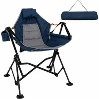 COSTWAY Klappstuhl, Hängematten-Campingstuhl, klappbarer Schaukelstuhl