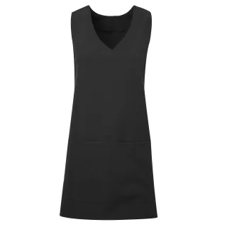 Premier Womens/Damen Wickel Tunic Schürze (Schwarz)