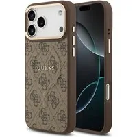 Guess Handyhülle GUESS Case für iPhone 17 Pro Max Goldrahmen Magsafe Handyhülle Cover B