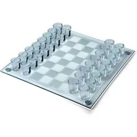 Goods+Gadgets Spiel Goods+Gadgets Schach Trinkspiel – Glas Partyspiel mit Shots Saufspiel, Glas Party Schach Trinkspiel