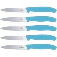 Victorinox Gemüsemesser 5-tlg Gemüsemesser Set Swiss Classic - 10 cm ohne Wellenschliff