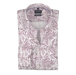 OLYMP - Modern Fit: Businesshemd violet/pink - Gr. - 44